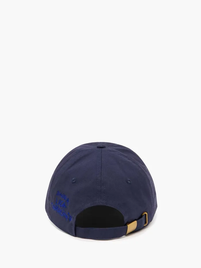 Women HATS JW Anderson JW ANDERSON X QUEER BASEBALL CAP Navy Women HATS JW Anderson JW ANDERSON X QUEER BASEBALL CAP Navy