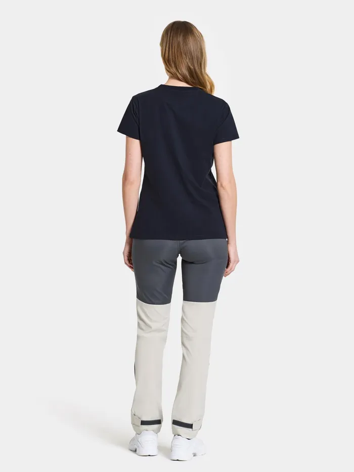 Women Ingar TShirt Dark Night Blue Didriksons TShirts