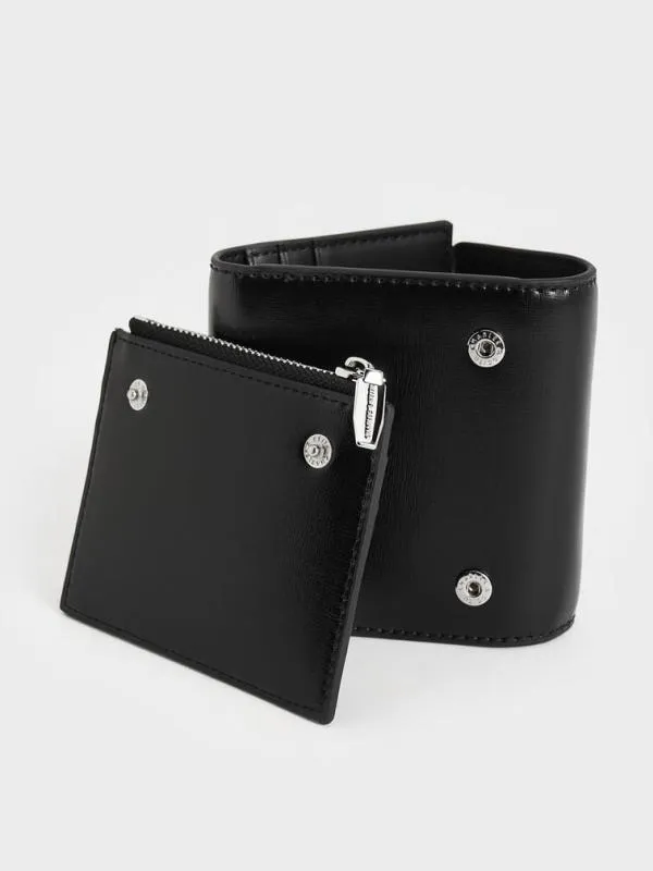 Women Irie Small Wallet 8211 Noir CHARLES and KEITH Small Wallets