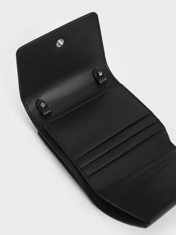 Women Irie Small Wallet 8211 Noir CHARLES and KEITH Small Wallets