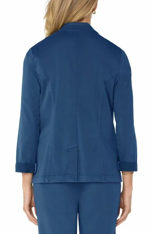 Women Jackets Liverpool Los Angeles Fitted Blazer Goddess Blue