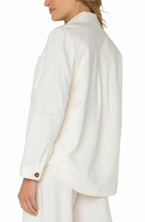 Women Jackets Liverpool Los Angeles Shirt Jacket Whipped Cream