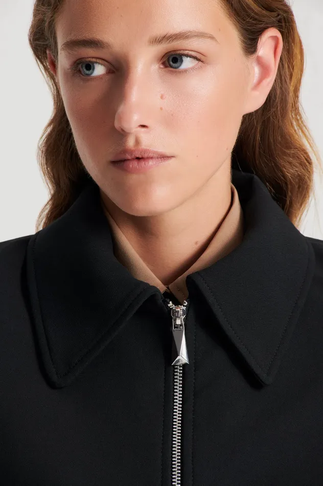 Women Jackets Scanlan Theodore CADY ZIP JACKET BLACK