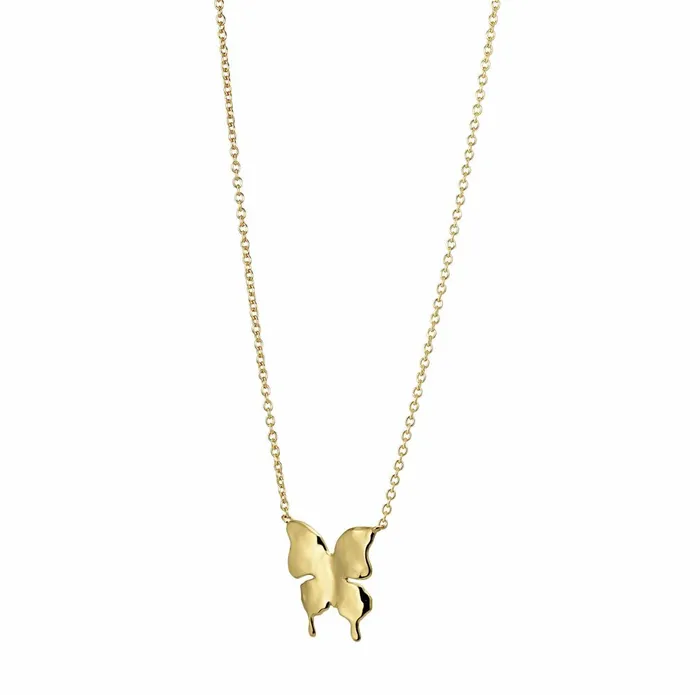 Women Jane Knig Gold Necklaces Butterfly Necklace