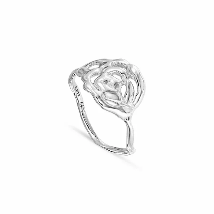 Women Jane Knig Silver Rings Rose Ring