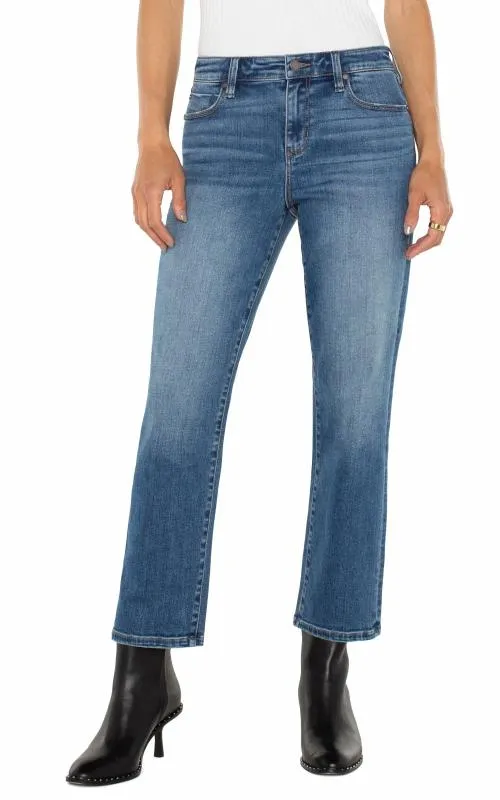 Women Jeans Liverpool Los Angeles Kennedy Crop Straight Mcallaster