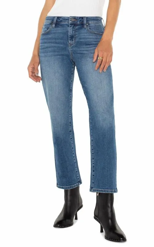 Women Jeans Liverpool Los Angeles Kennedy Crop Straight Mcallaster