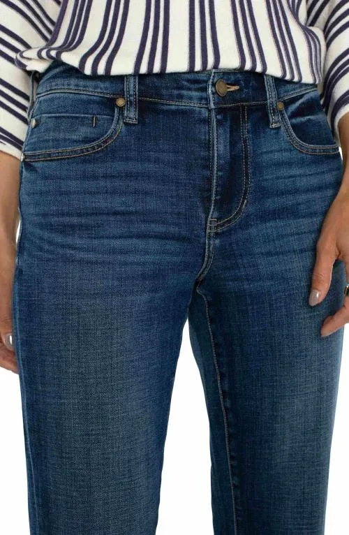 Women Jeans Liverpool Los Angeles Marley Girlfriend Cuffed Eco Rushland