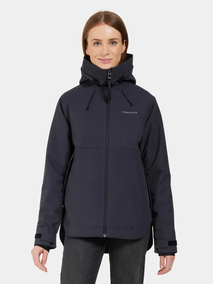 Women Jennie Jacket Dark Night Blue Didriksons Autumn Jackets