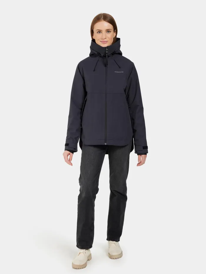 Women Jennie Jacket Dark Night Blue Didriksons Autumn Jackets