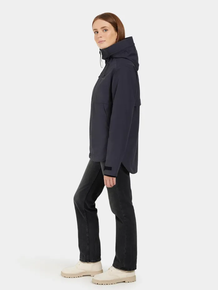 Women Jennie Jacket Dark Night Blue Didriksons Autumn Jackets