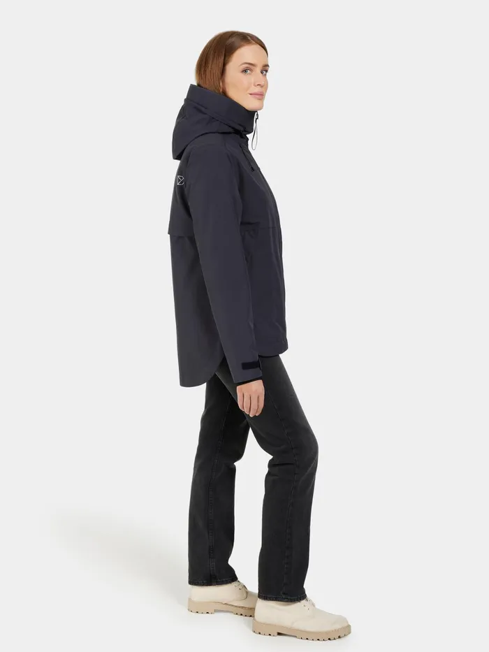 Women Jennie Jacket Dark Night Blue Didriksons Autumn Jackets