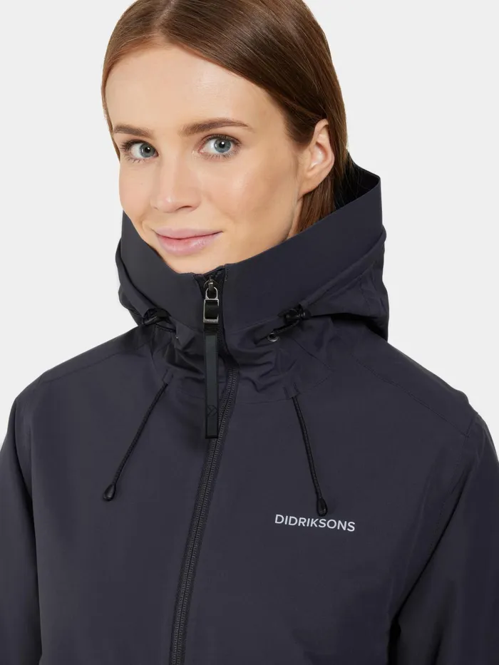 Women Jennie Jacket Dark Night Blue Didriksons Autumn Jackets