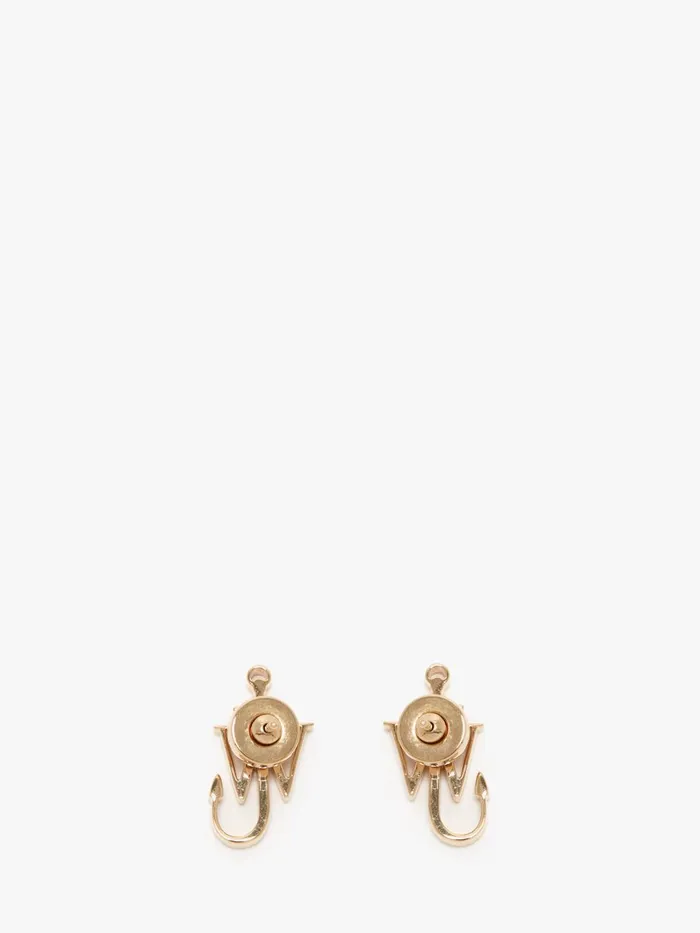 Women JEWELLERY JW Anderson ANCHOR EARRINGS Gold Women JEWELLERY JW Anderson ANCHOR EARRINGS Gold