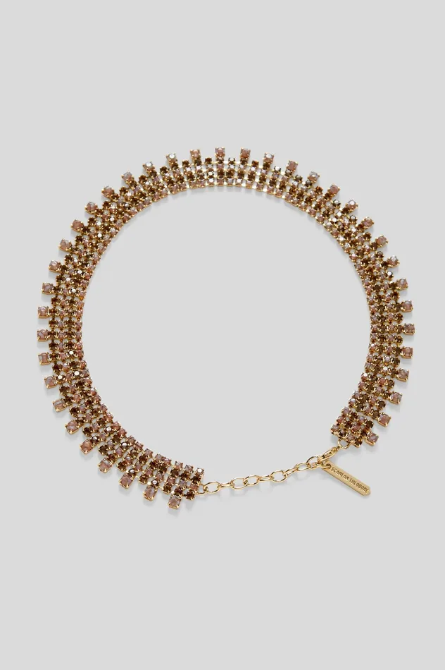 Women Jewelry Scanlan Theodore OPAL STRASS CHOKER SMOKEDTOPAZ Women Jewelry Scanlan Theodore OPAL STRASS CHOKER SMOKEDTOPAZ