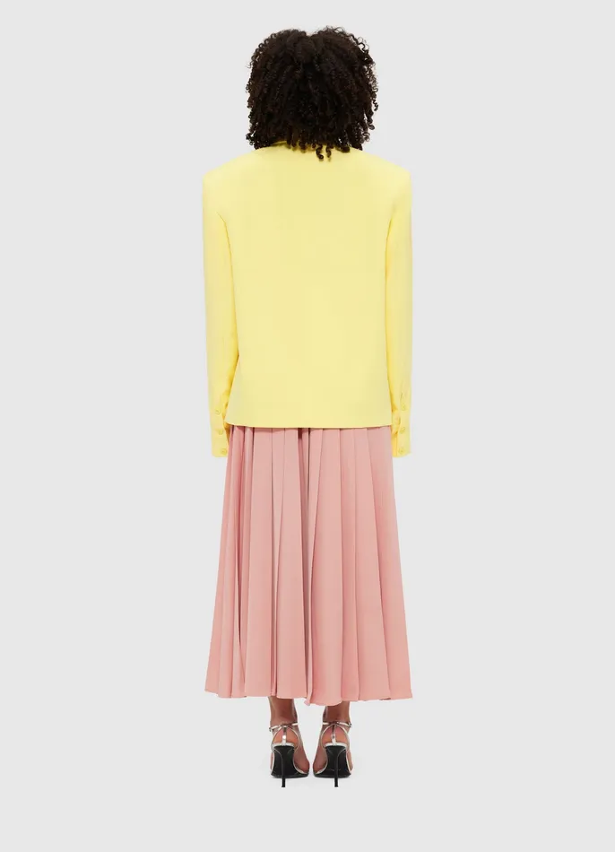 Women Jovanna Blazer 8211 Sorbet Yellow Coats and Jackets LEO LIN