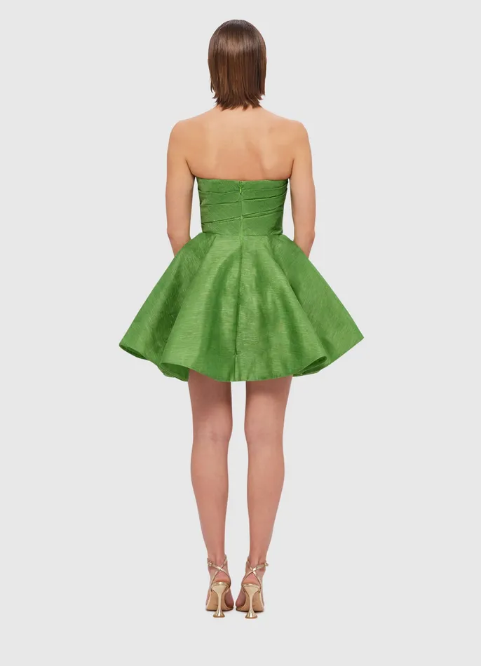 Women Kate Bustier Mini Dress 8211 Tropical Dresses and Jumpsuits LEO LIN