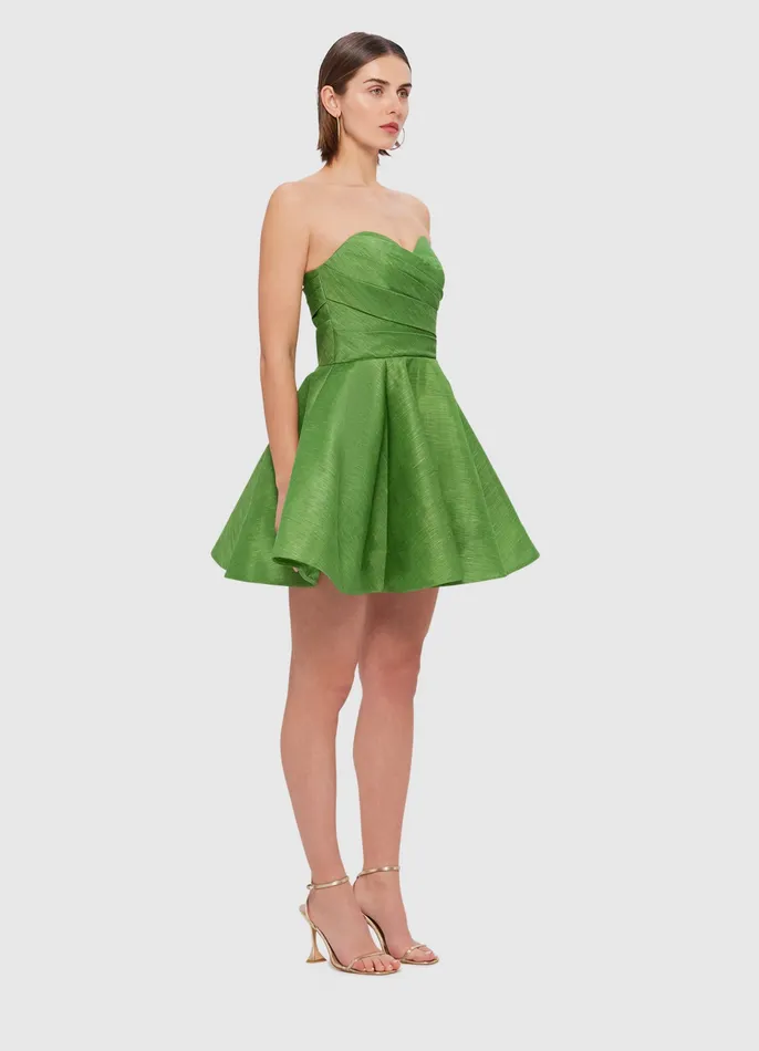Women Kate Bustier Mini Dress 8211 Tropical Dresses and Jumpsuits LEO LIN