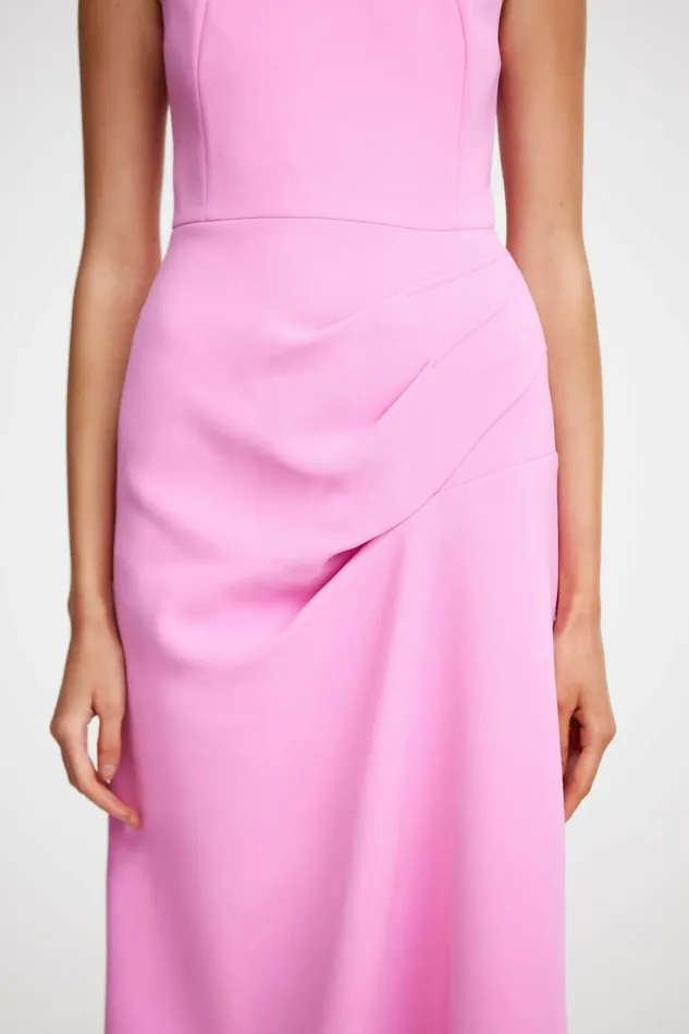 Women KEMPSEY MIDI DRESS Pop Pink Acler Midi Dresses