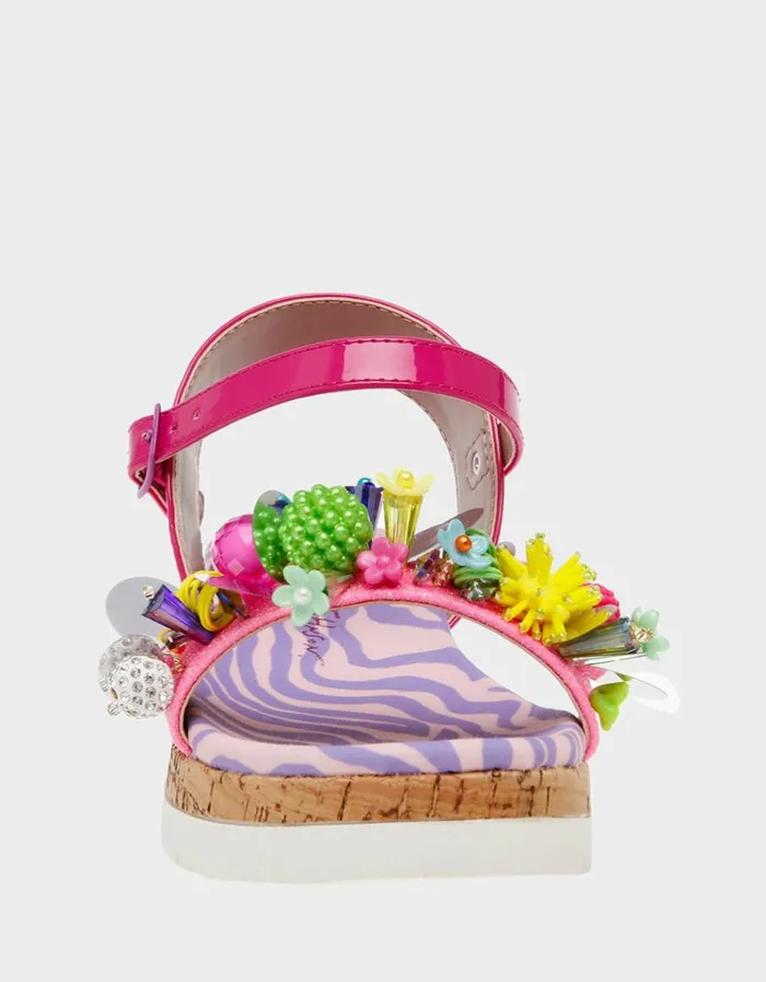Women KIDS039 FRANK PINK MULTI Pink Multi Betsey Johnson