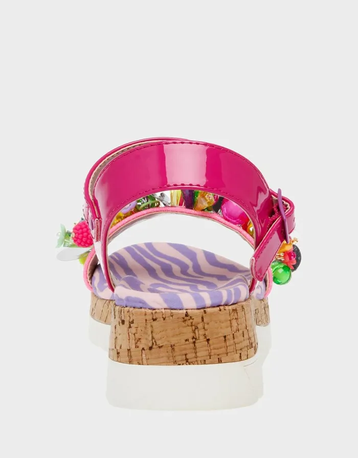 Women KIDS039 FRANK PINK MULTI Pink Multi Betsey Johnson