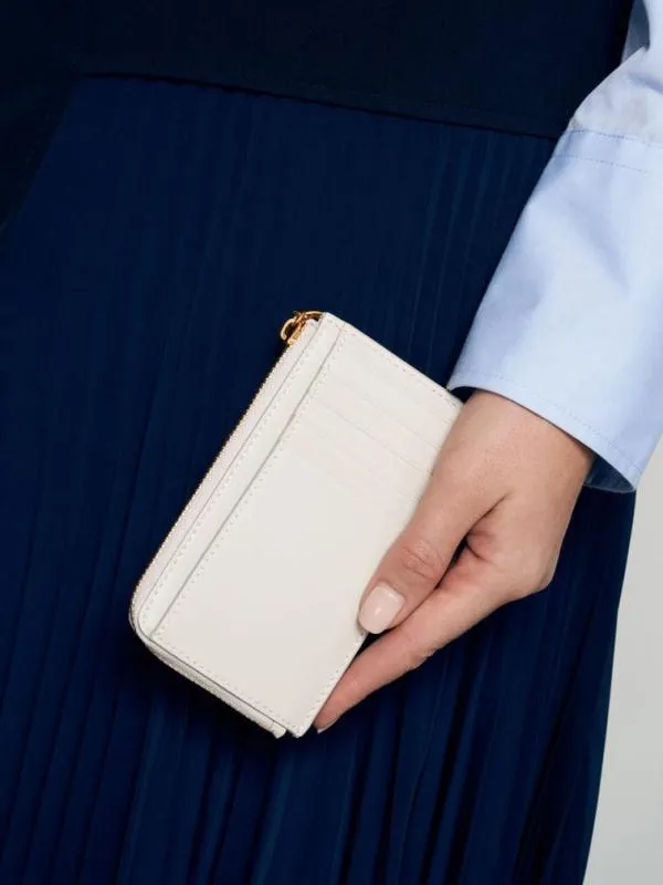 Women Lane Key ZipAround Wallet 8211 Cream CHARLES and KEITH Small Wallets Women Lane Key ZipAround Wallet 8211 Cream CHARLES and KEITH Small Wallets