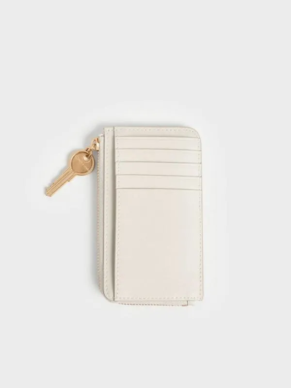 Women Lane Key ZipAround Wallet 8211 Cream CHARLES and KEITH Small Wallets Women Lane Key ZipAround Wallet 8211 Cream CHARLES and KEITH Small Wallets