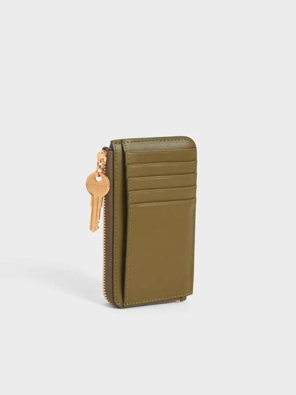 Women Lane Key ZipAround Wallet 8211 Olive CHARLES and KEITH Small Wallets Women Lane Key ZipAround Wallet 8211 Olive CHARLES and KEITH Small Wallets