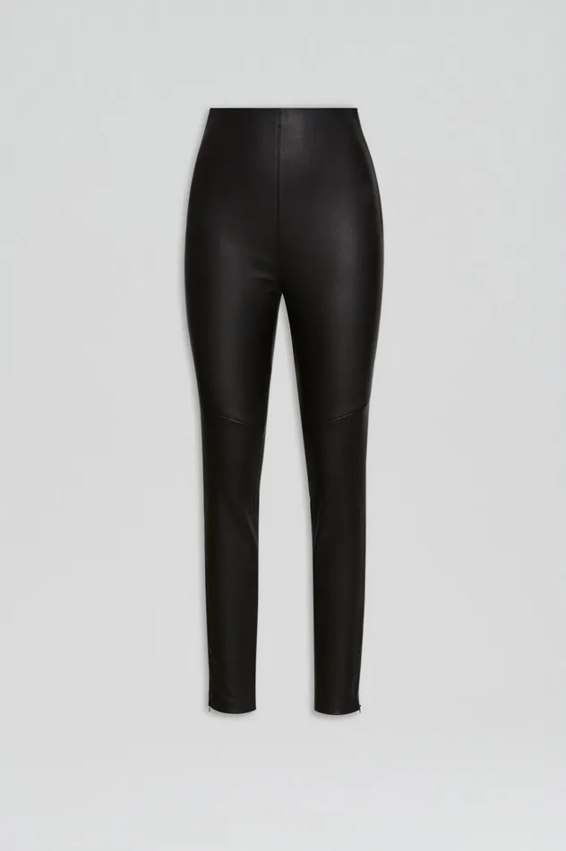 Women Leather Scanlan Theodore STRETCH LEATHER LEGGING BLACK Women Leather Scanlan Theodore STRETCH LEATHER LEGGING BLACK