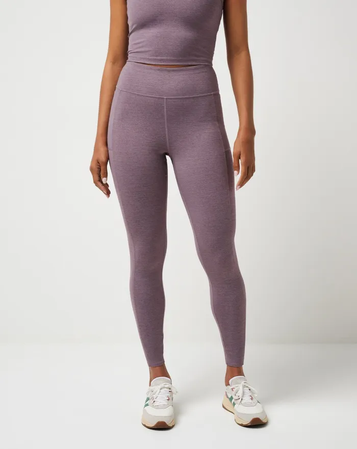 Women Leggings TravisMathew WHERE IT COUNTS LEGGING Heather Moonscape