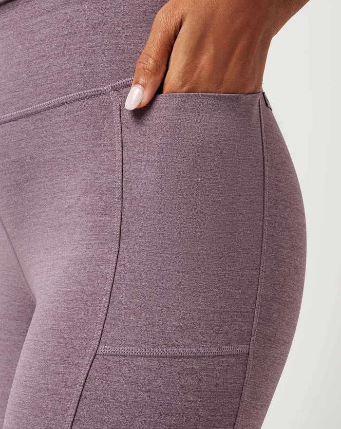 Women Leggings TravisMathew WHERE IT COUNTS LEGGING Heather Moonscape