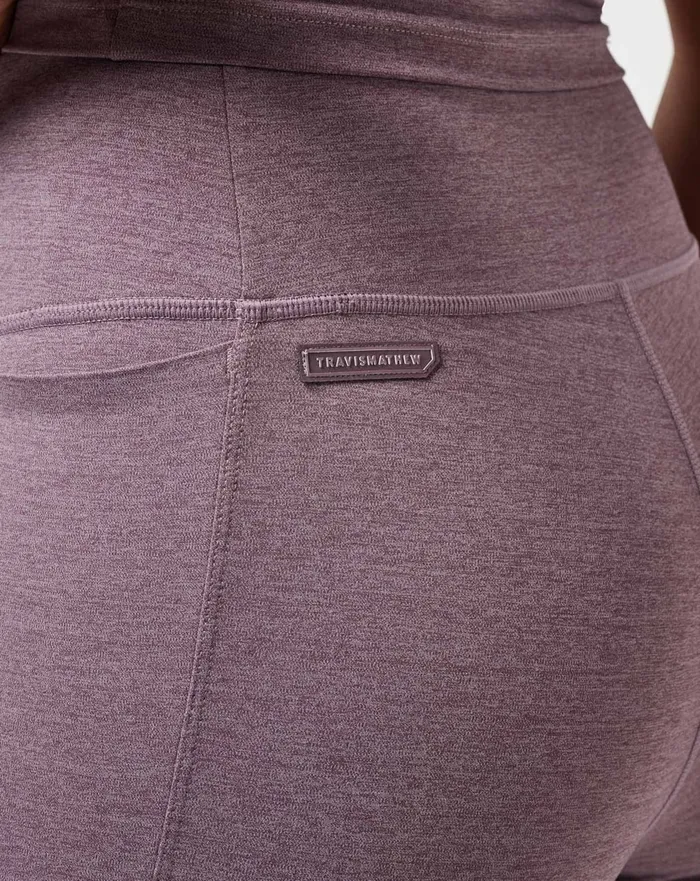 Women Leggings TravisMathew WHERE IT COUNTS LEGGING Heather Moonscape