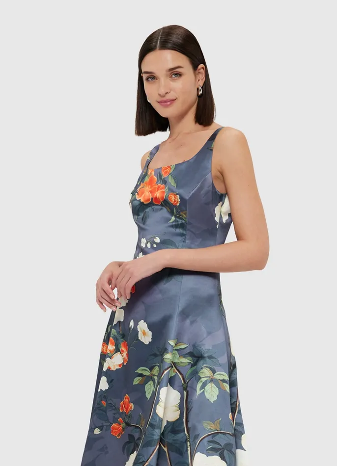 Women LEO LIN Charlotte Maxi Dress 8211 Pear Blossom Print Dresses and Jumpsuits
