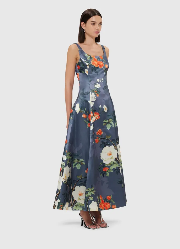 Women LEO LIN Charlotte Maxi Dress 8211 Pear Blossom Print Dresses and Jumpsuits