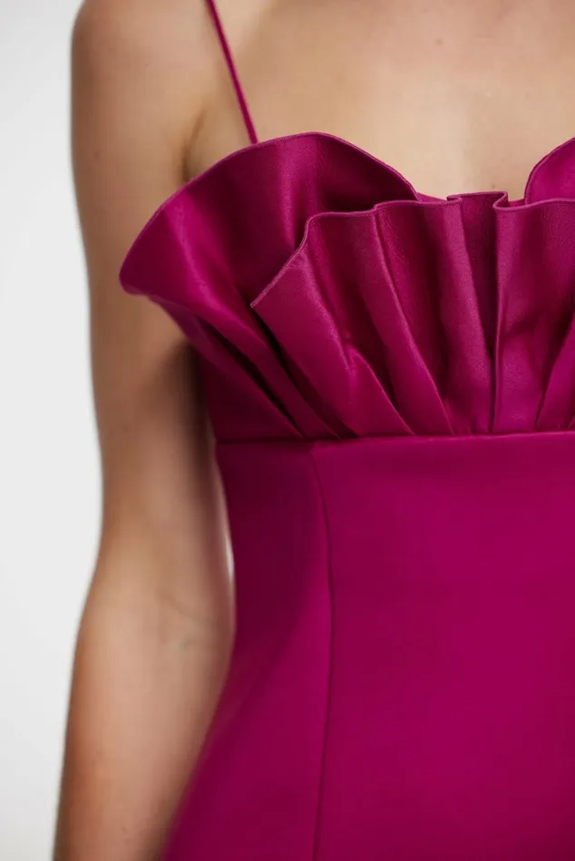 Women MAHINA MIDI DRESS Plum Acler Sale