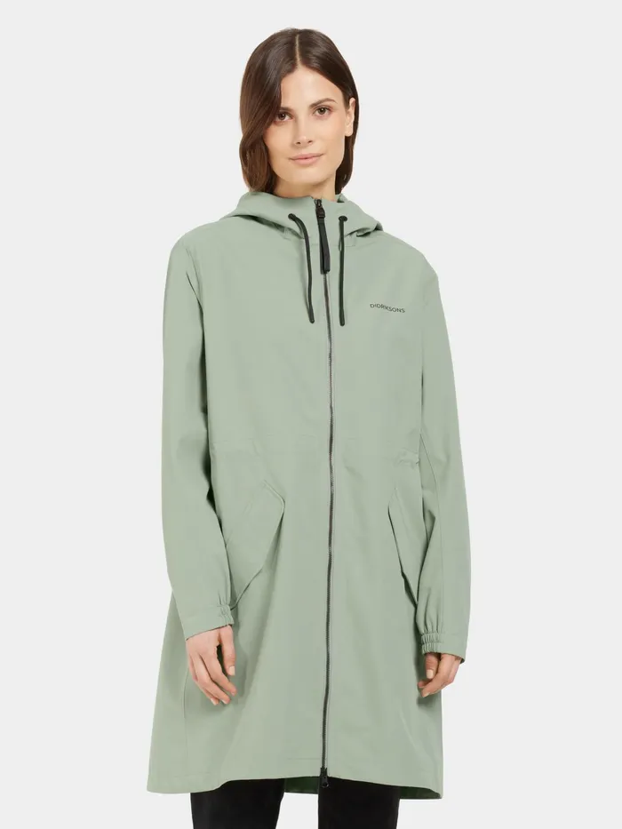 Women Marta Parka Wilted Leaf Didriksons Spring Jackets