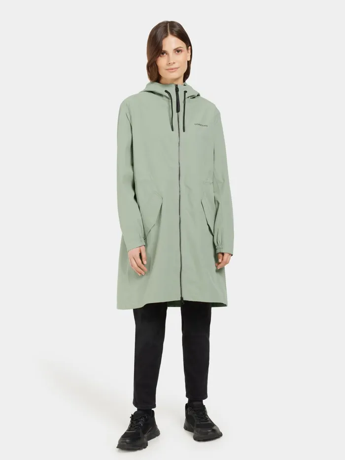 Women Marta Parka Wilted Leaf Didriksons Spring Jackets