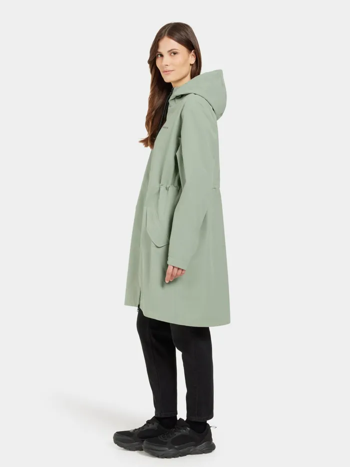 Women Marta Parka Wilted Leaf Didriksons Spring Jackets