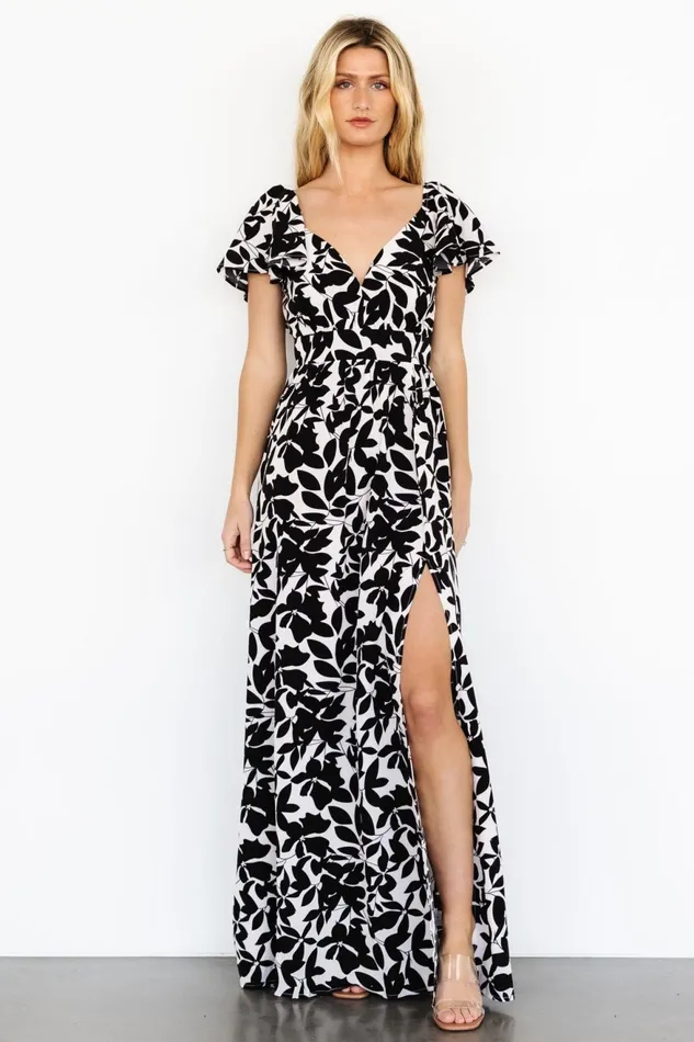 Women Maxi Dresses Baltic Born Adira Maxi Dress Black Floral