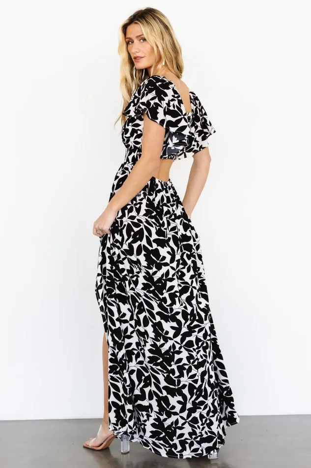 Women Maxi Dresses Baltic Born Adira Maxi Dress Black Floral Women Maxi Dresses Baltic Born Adira Maxi Dress Black Floral