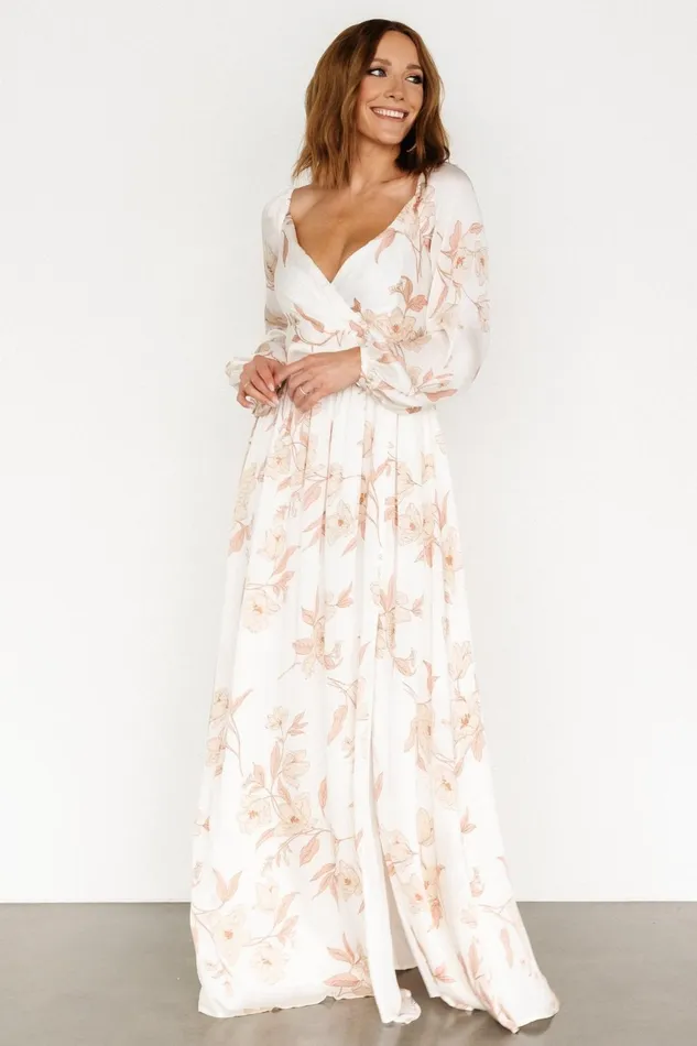Women Maxi Dresses Baltic Born Tristan Maxi Dress White Floral
