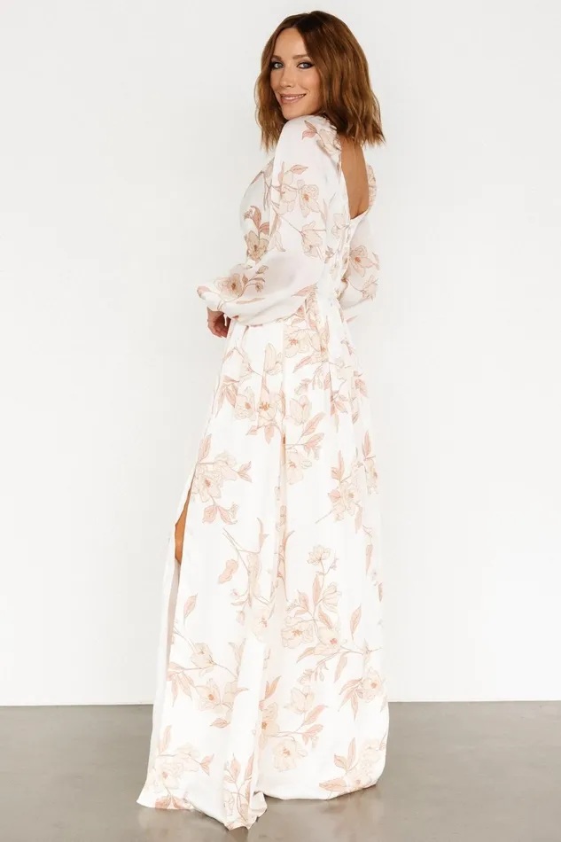 Women Maxi Dresses Baltic Born Tristan Maxi Dress White Floral Women Maxi Dresses Baltic Born Tristan Maxi Dress White Floral