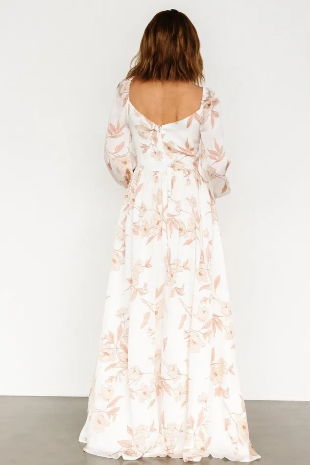 Women Maxi Dresses Baltic Born Tristan Maxi Dress White Floral Women Maxi Dresses Baltic Born Tristan Maxi Dress White Floral