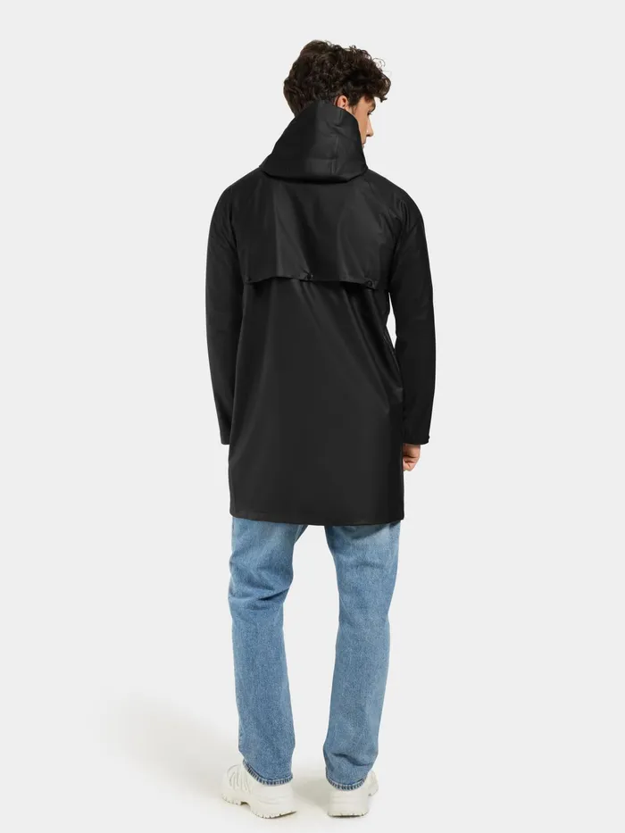 WomenMen Avon Unisex Parka Galon Black Didriksons Lightweight Jackets