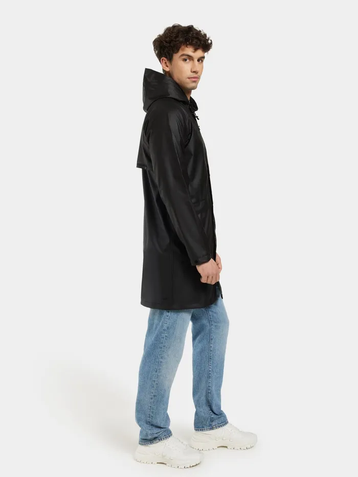WomenMen Avon Unisex Parka Galon Black Didriksons Lightweight Jackets