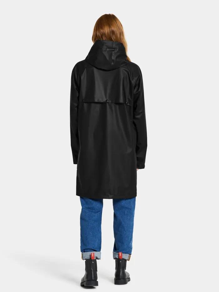 WomenMen Avon Unisex Parka Galon Black Didriksons Lightweight Jackets