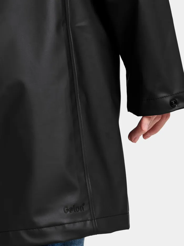 WomenMen Avon Unisex Parka Galon Black Didriksons Lightweight Jackets