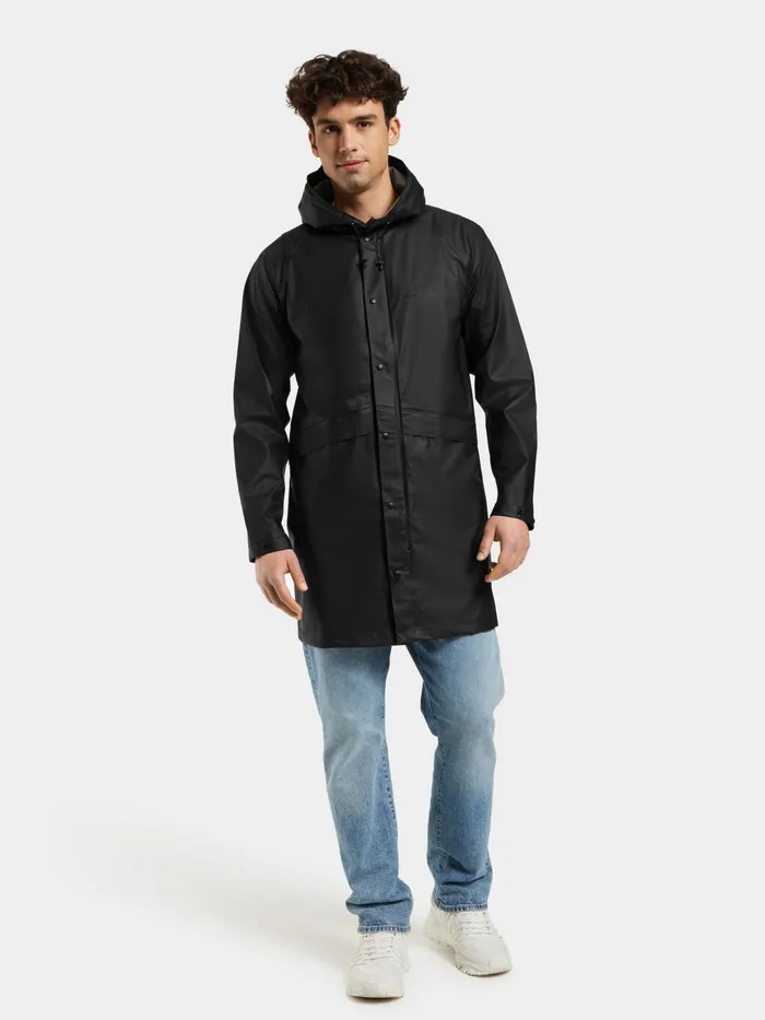 WomenMen Avon Unisex Parka Galon Black Didriksons Lightweight Jackets
