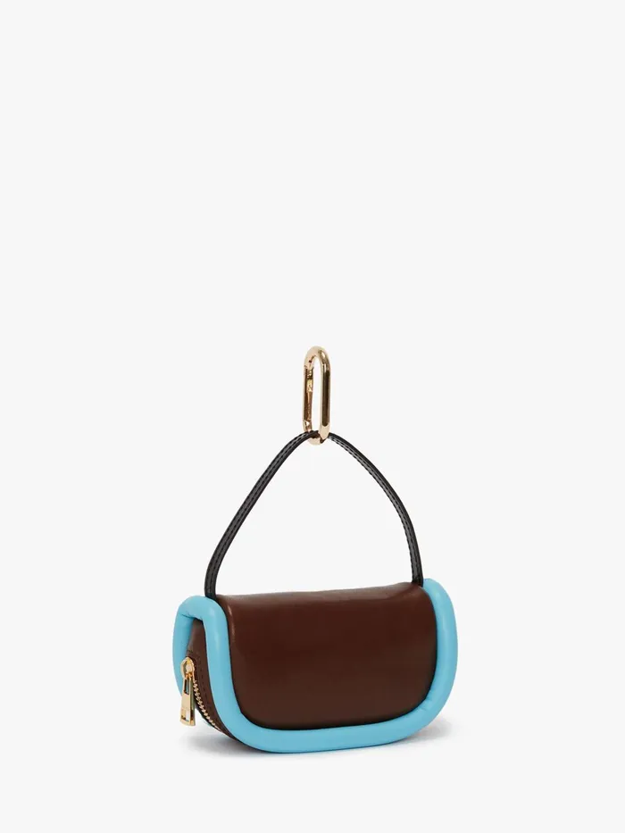 WomenMen Bumper Bag JW Anderson BUMPER7 8211 LEATHER MICRO BAG Brownturquoise WomenMen Bumper Bag JW Anderson BUMPER7 8211 LEATHER MICRO BAG Brownturquoise