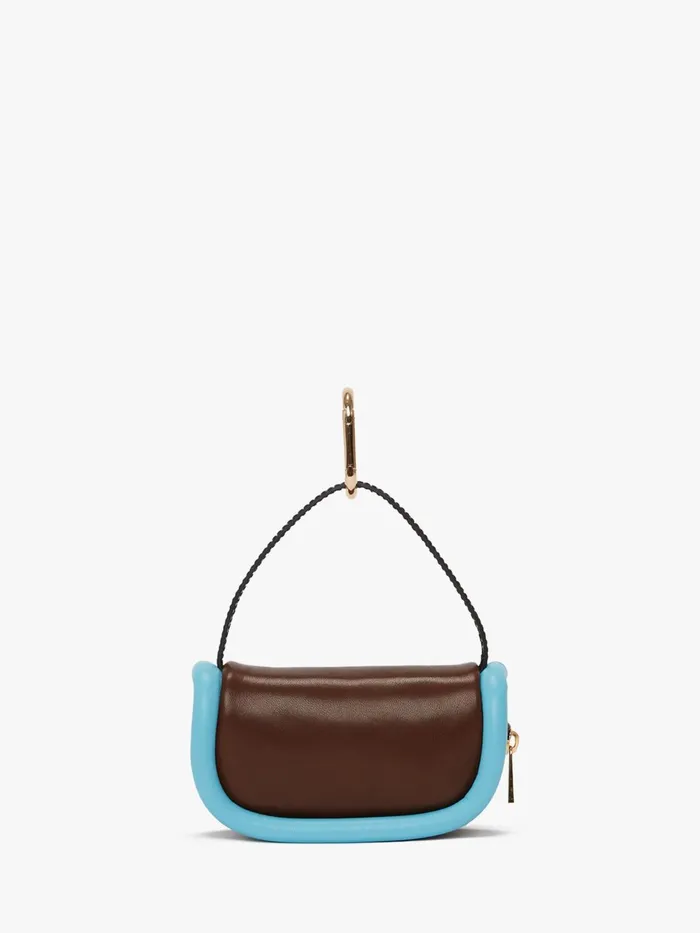 WomenMen Bumper Bag JW Anderson BUMPER7 8211 LEATHER MICRO BAG Brownturquoise WomenMen Bumper Bag JW Anderson BUMPER7 8211 LEATHER MICRO BAG Brownturquoise